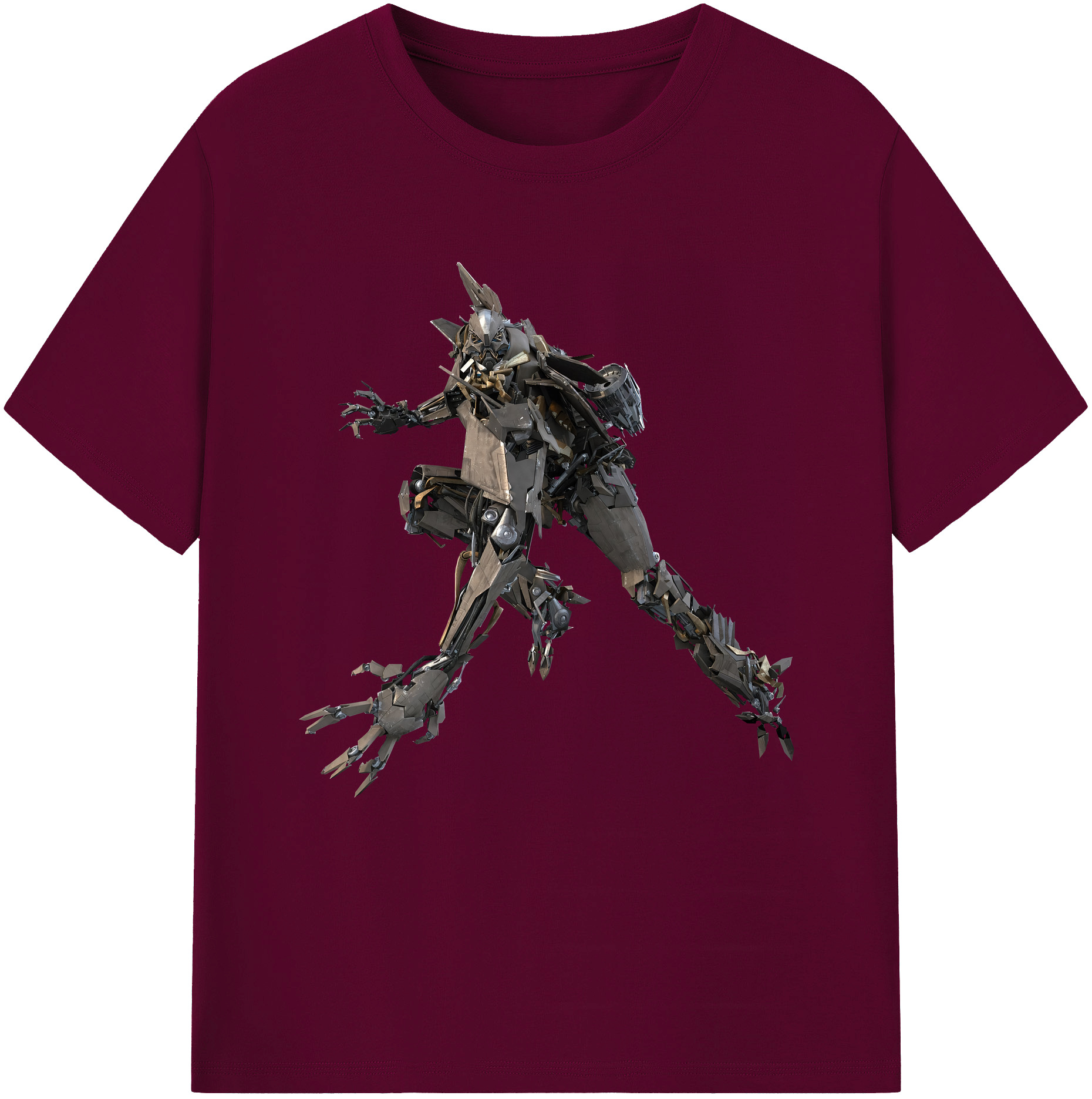 （画像用） Transformers トランスフォーマー レディースカジュアルプリントTシャツ（綿100％）